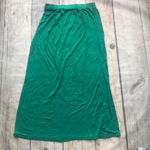 Design History green maxi skirt